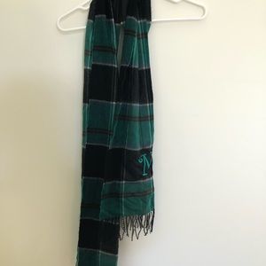 Monogrammed scarf with “M”